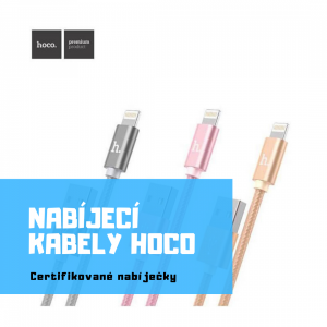 Odolný nabíjecí lightning kabel Hoco na iPhone